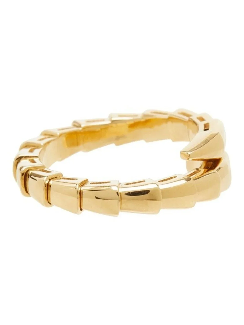 Bvlgari Serpenti Viper Ring L 18K Yellow Gold